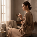 18K Gold Plated Floral Bangle Bracelet