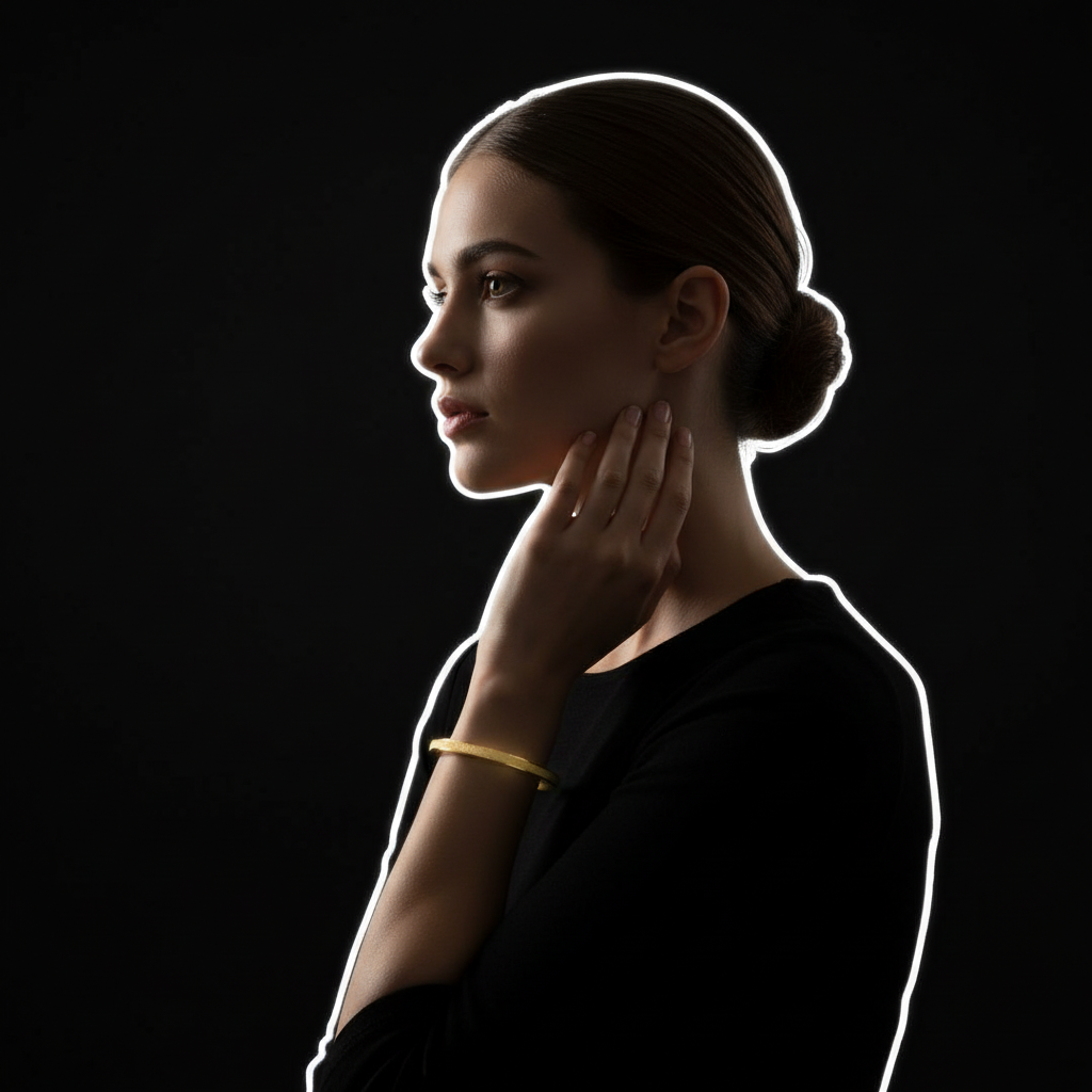 18K Gold-Plated Minimalist Bangle Bracelet