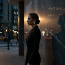 18K Gold-Plated Heart-Shaped Earrings with Crystals