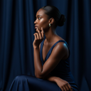 18K Gold-Plated Green Enamel Hoop Earrings with Daisy Motif