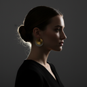 18K Gold-Plated Sunburst Shell Earrings