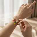 18K Gold-Plated Fruit Charm Bracelet