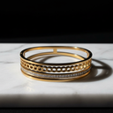 18K Gold-Plated Elegant Gemstone Bracelet