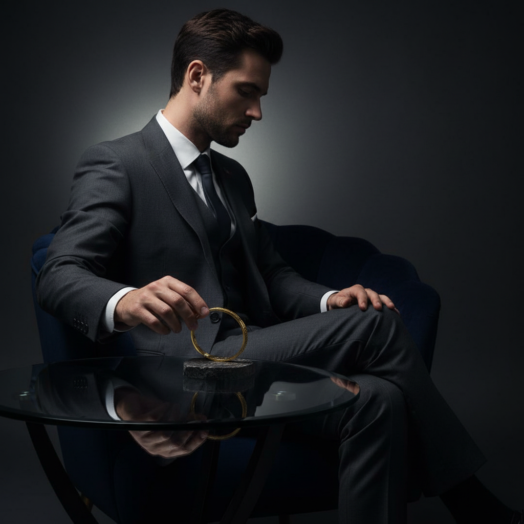 18K Gold-Plated Geometric Pattern Bracelet