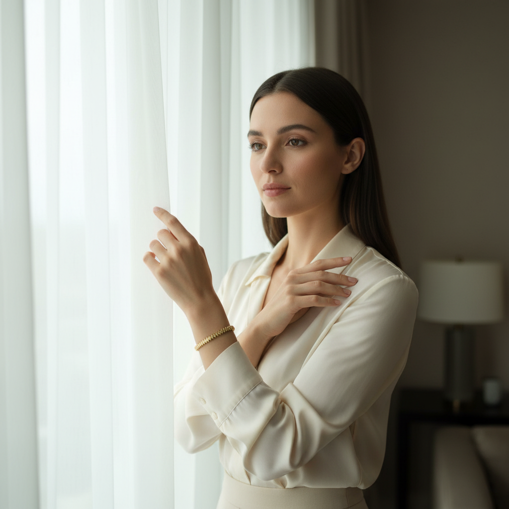 18K Gold-Plated Diamond-Cut Bangle Bracelet