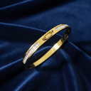 18K Gold-Plated Elegant Stone-Studded Bracelet