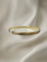 18K Gold-Plated Twisted Bangle (Set of 3)