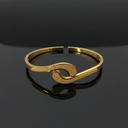 18K Gold Plated Hook Closure Bracelet