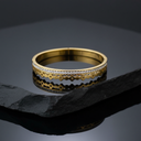 18K Gold Plated Elegant Diamond-Accented Bracelet